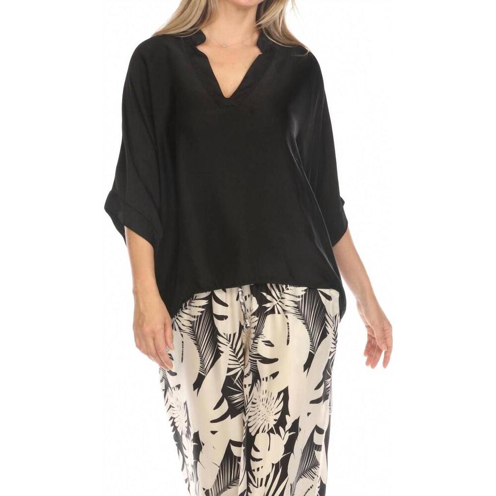 NEW FLORA ASHLEY not ordinary blouse in black